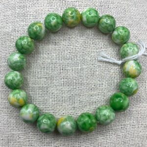 Elastic Glass Bead Bracelet